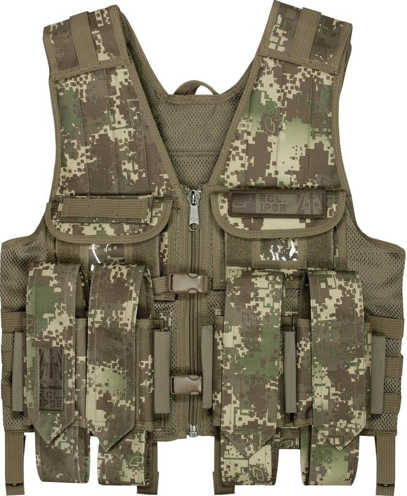 Planet Eclipse Tactical Load Paintball Vest - HDE Camo