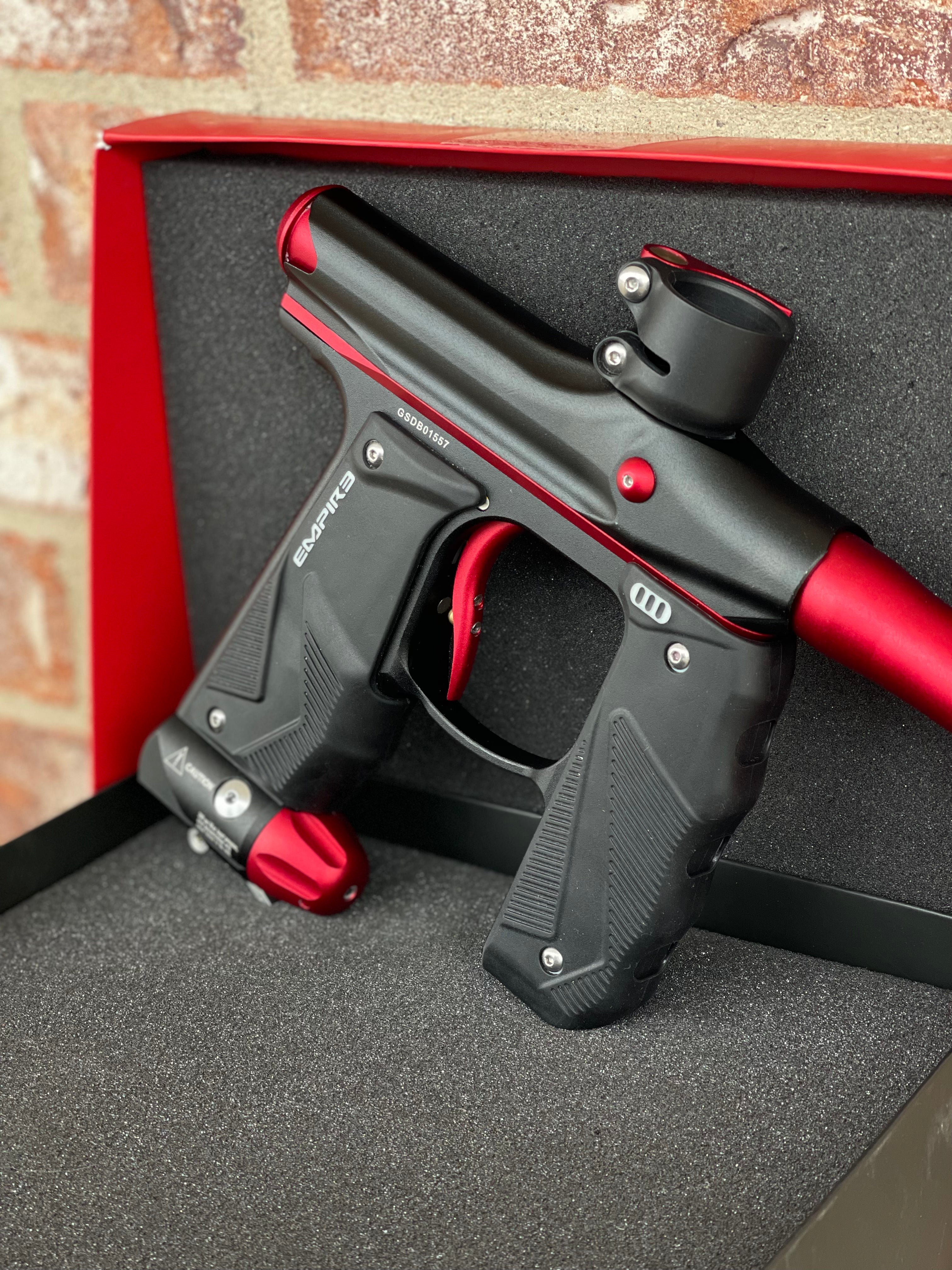 Used Empire Mini GS Paintball Gun- Black / Red