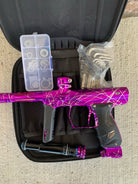 Used Shocker Amp Paintball Gun - Purple Splash