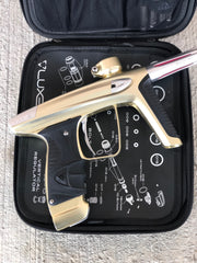 Used DLX Luxe Ice Paintball Gun - Dust Gold/Silver