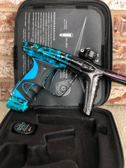 Used DLX Luxe Ice Paintball Gun - Blue Galaxy