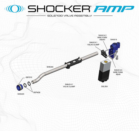 SP Shocker Amp Solenoid Valve Assembly Parts List - Pick the Part You Need!