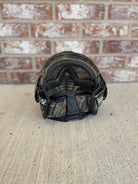 Used Virtue Vio Contour 2 Paintball Mask- Brush Camo w/ 2 lens w/ Soft Goggle Bag