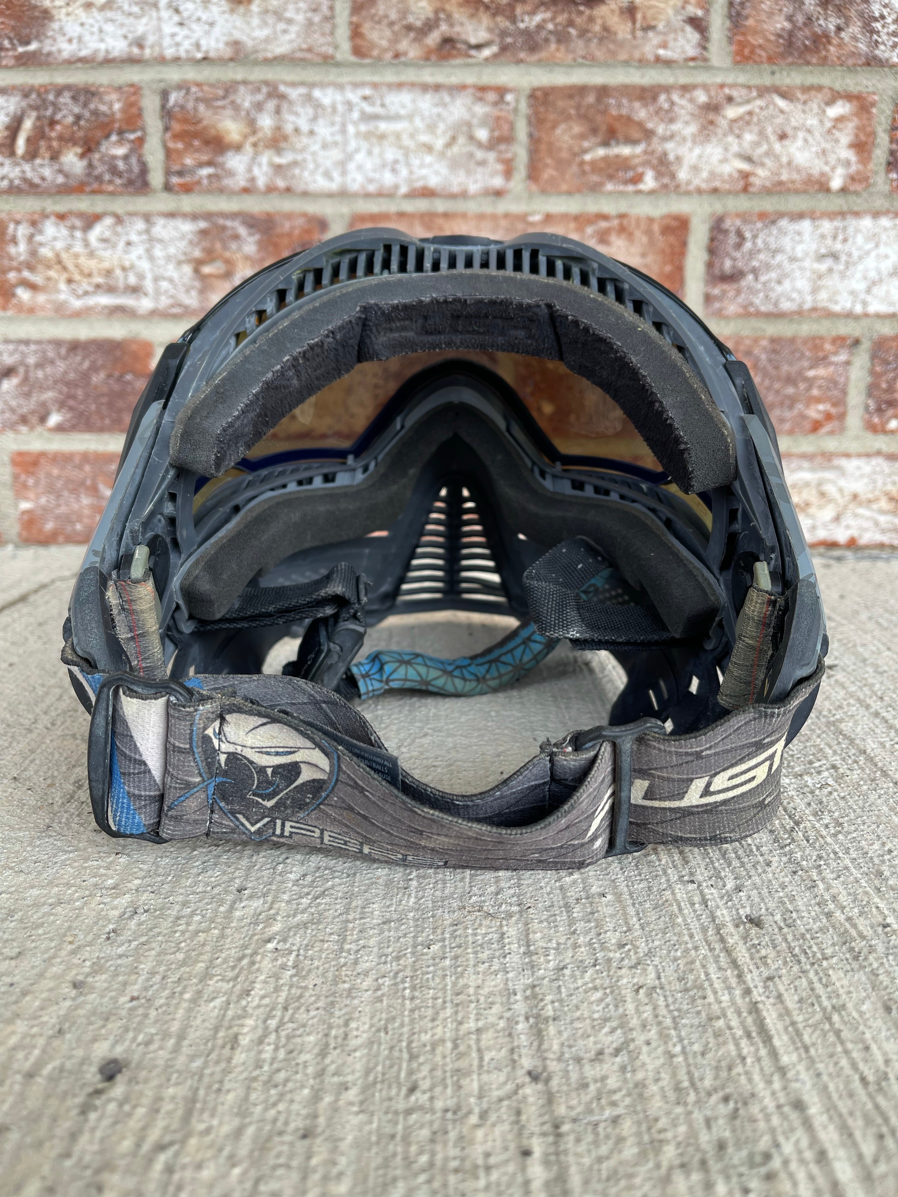 Used Push Unite Paintball Mask- Blue Camo