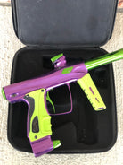 Used Shocker RSX Paintball Gun - Gloss Purple w/ Lime