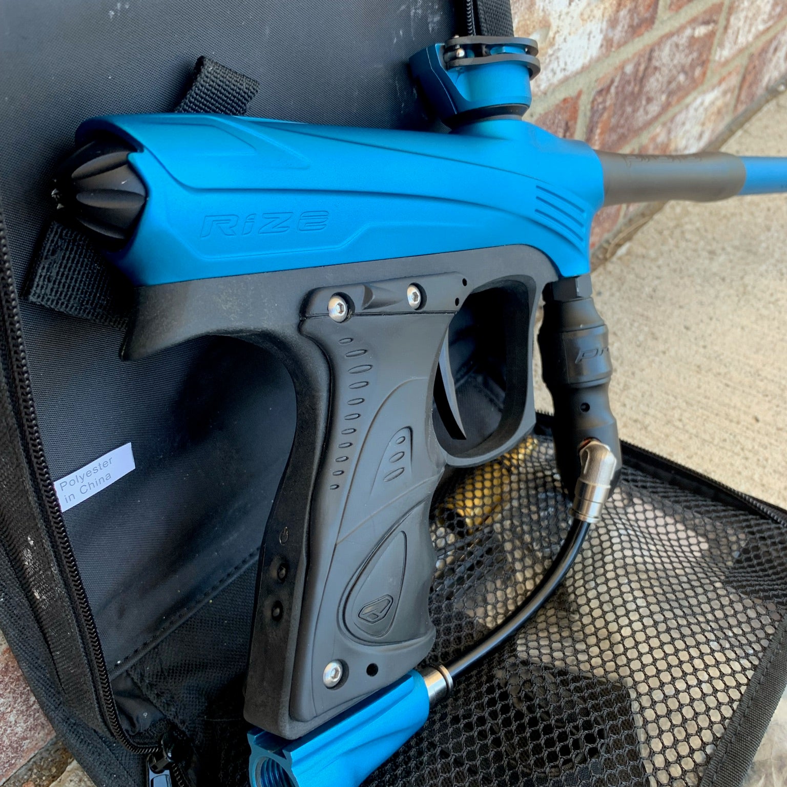 Used Dye Rize Maxxed Paintball Gun - Blue / Grey