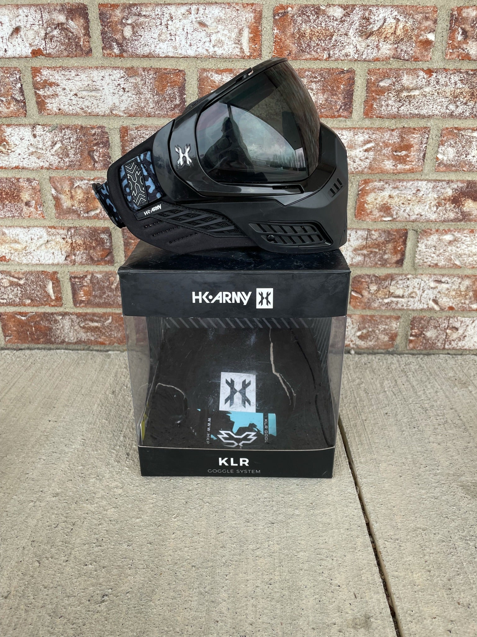 Used HK Army KLR Paintball Mask - Black