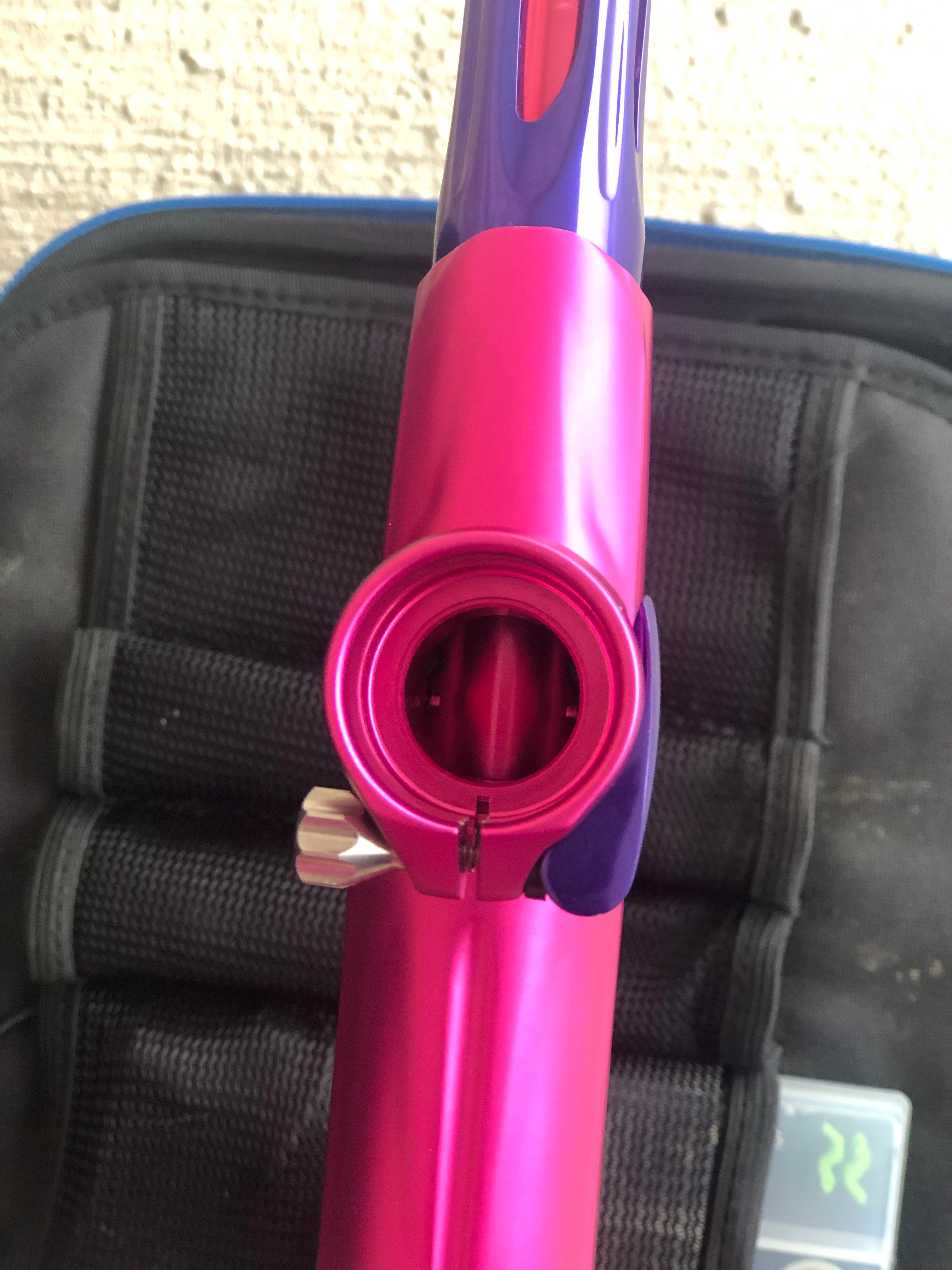 Used SP Shocker XLS Paintball Gun - Pink/Purple