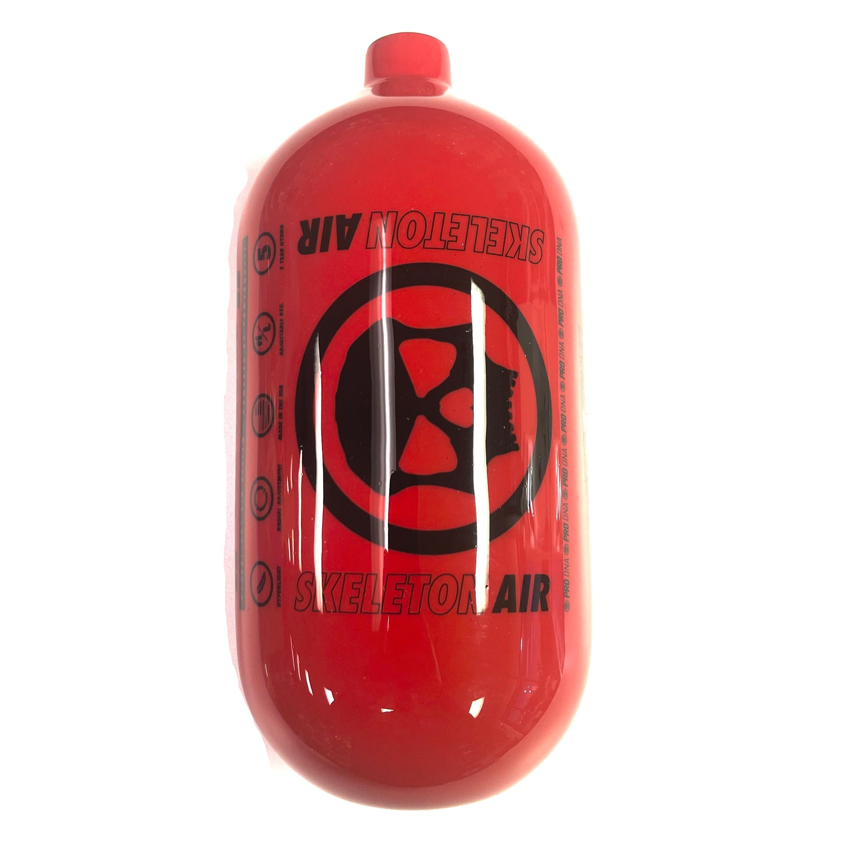 INFAMOUS AIR Hyperlight Paintball Tank - BOTTLE ONLY - Red - 80CI / 4500PSI