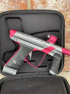 Used MacDev Prime XTS Paintball Gun - Dust Grey / Dust Red w/ additional Stock Deuce Trigger