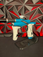 Used Planet Eclipse Lv1.6 Paintball Gun - Zircon (Teal / Grey) w/ White Grip Kit & 1R Deuce Trigger