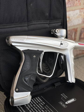 Used DLX Luxe X Paintball Gun - White (Silver)