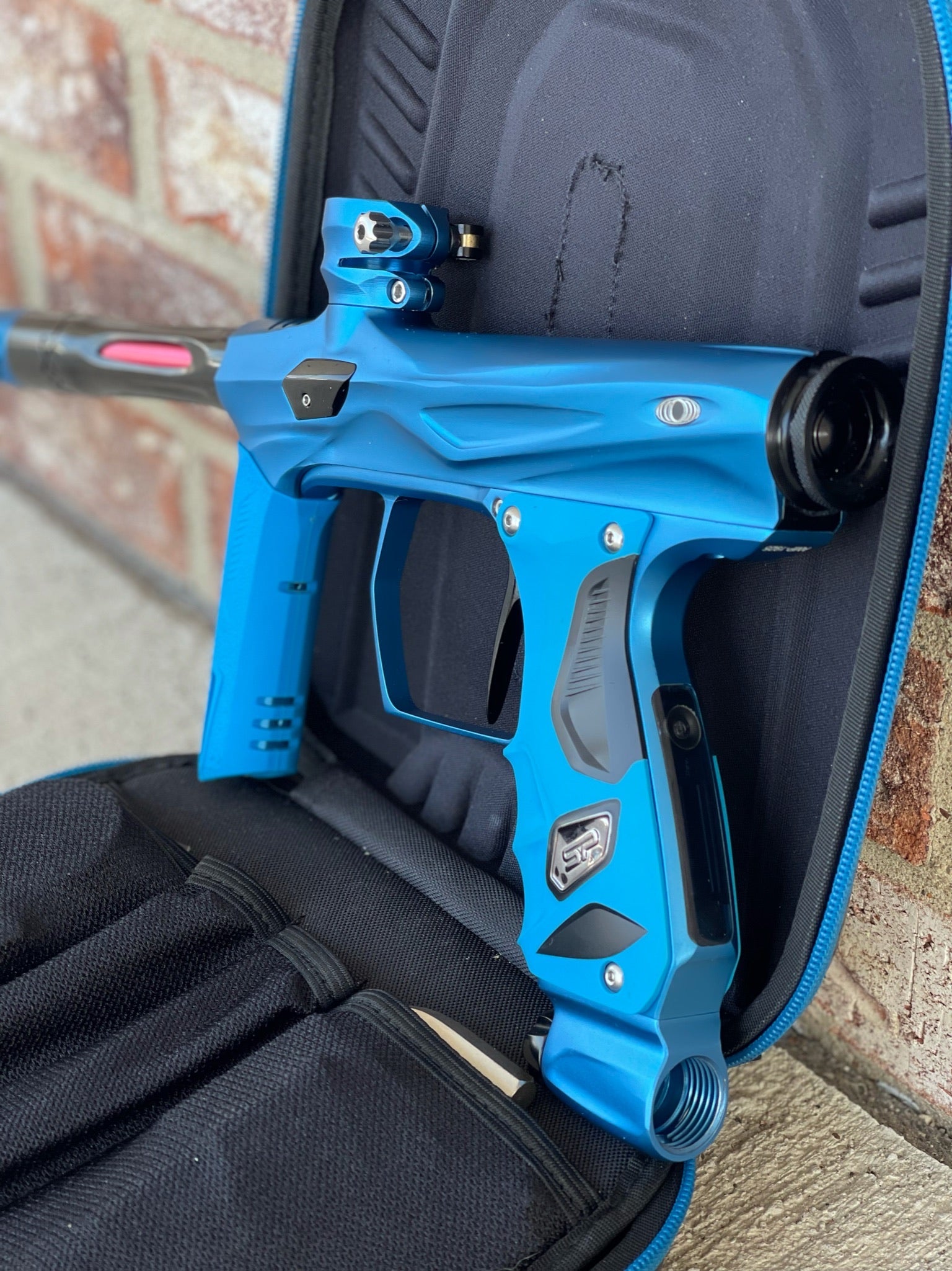 Used Shocker Amp Paintball Gun - Dust Blue