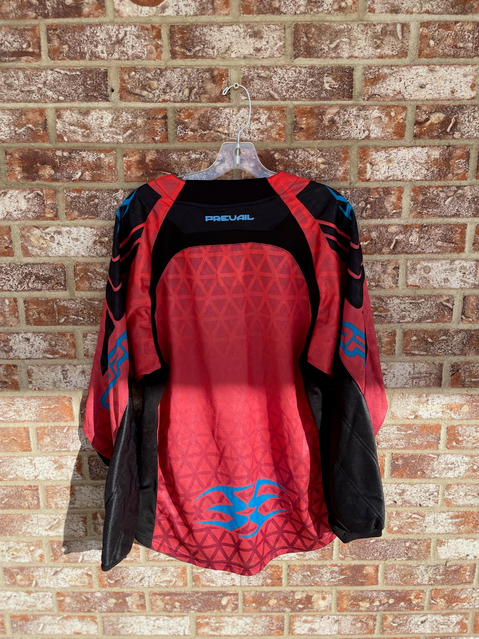 Used Empire Prevail Paintball Jersey - Red/Black/Blue - Large