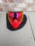 Used Dye I5 Paintball Goggle - Red/Yellow Custom Painted