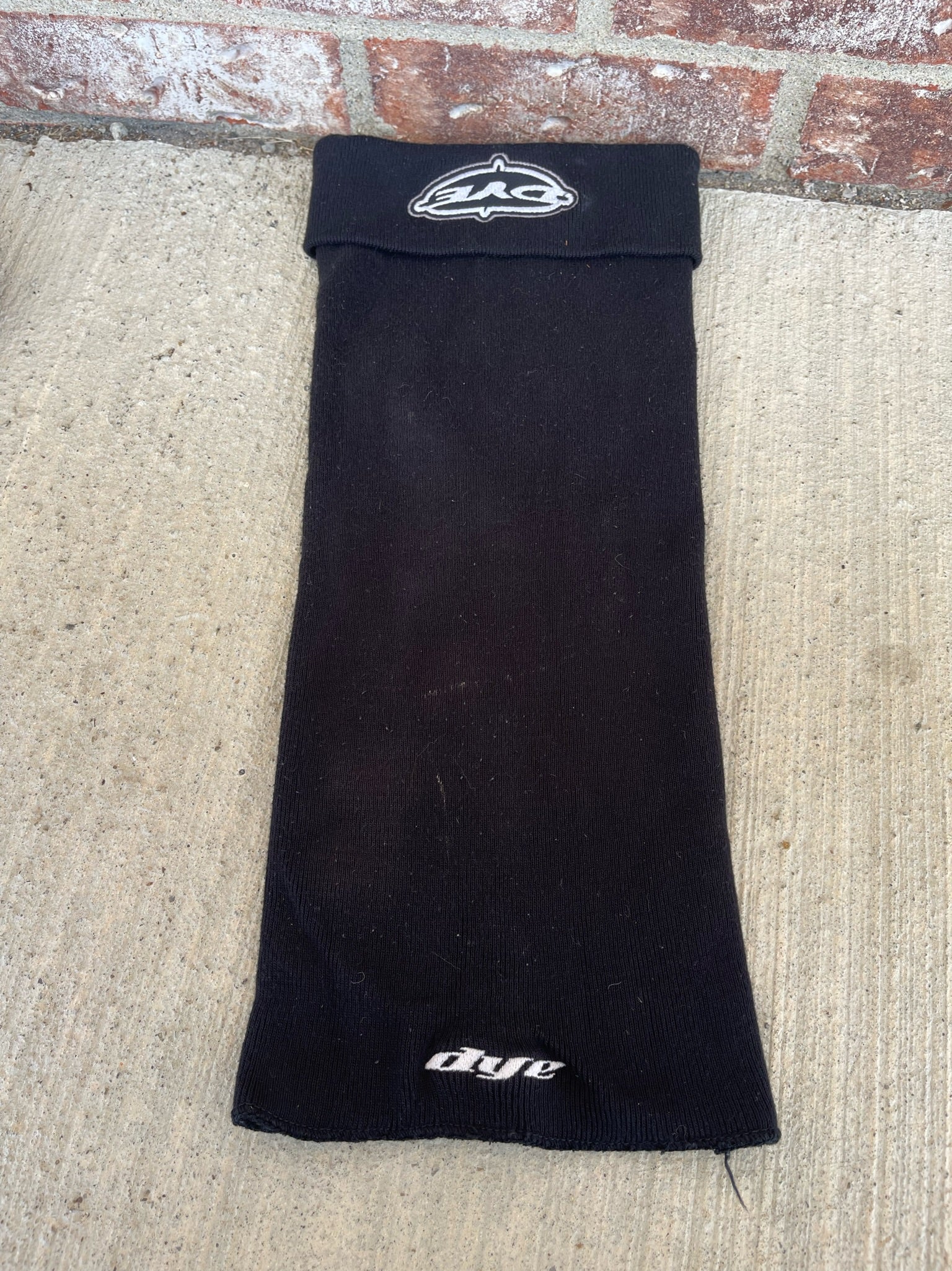 Used Dye Sock Hat Black Punishers Paintball