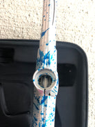 Used SP Shocker RSX Paintball Gun - Silver/Blue Splash