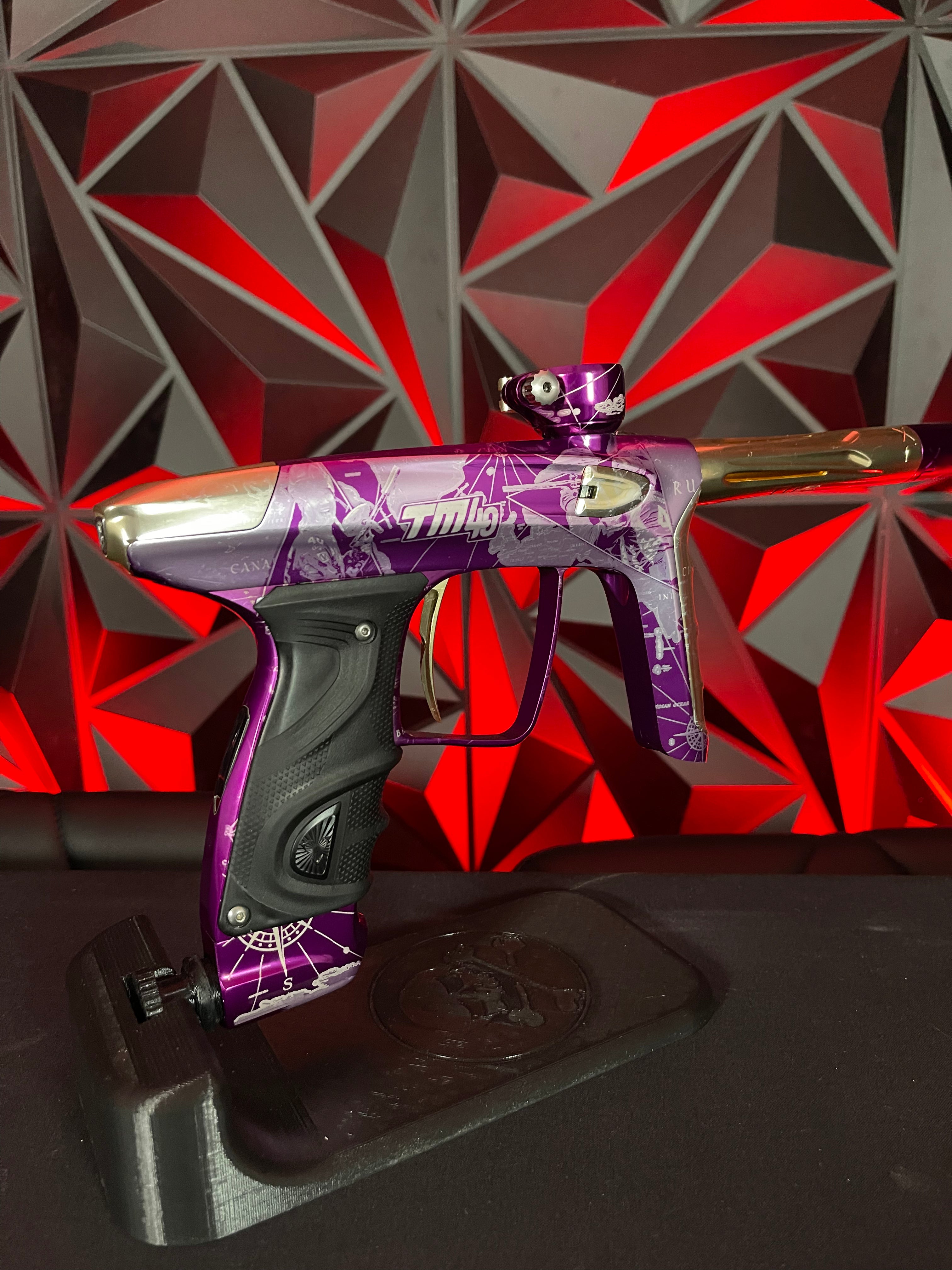 Used DLX Luxe TM40 Paintball Gun - LE Commemorative Edition Purple/Gold **Misprint**