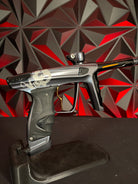 Used DLX Luxe X Paintball Gun - Polished Pewter w/ Infamous Gold Deuce Trigger