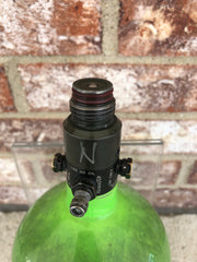 Used Ninja SL 77/4500 Paintball Tank - Lime