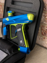 Used MacDev Clone 5 Infinity Paintball Gun - Aqua/Lime