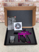 Used Empire Resurrection Autococker Paintball Marker- Purple w/ Matching Full Empire Barrel Kit