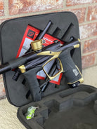 Used Planet Eclipse "Midnight Series" Lv1.6 Paintball Gun - Black / Gold w/ FL Kit & Scythe Trigger