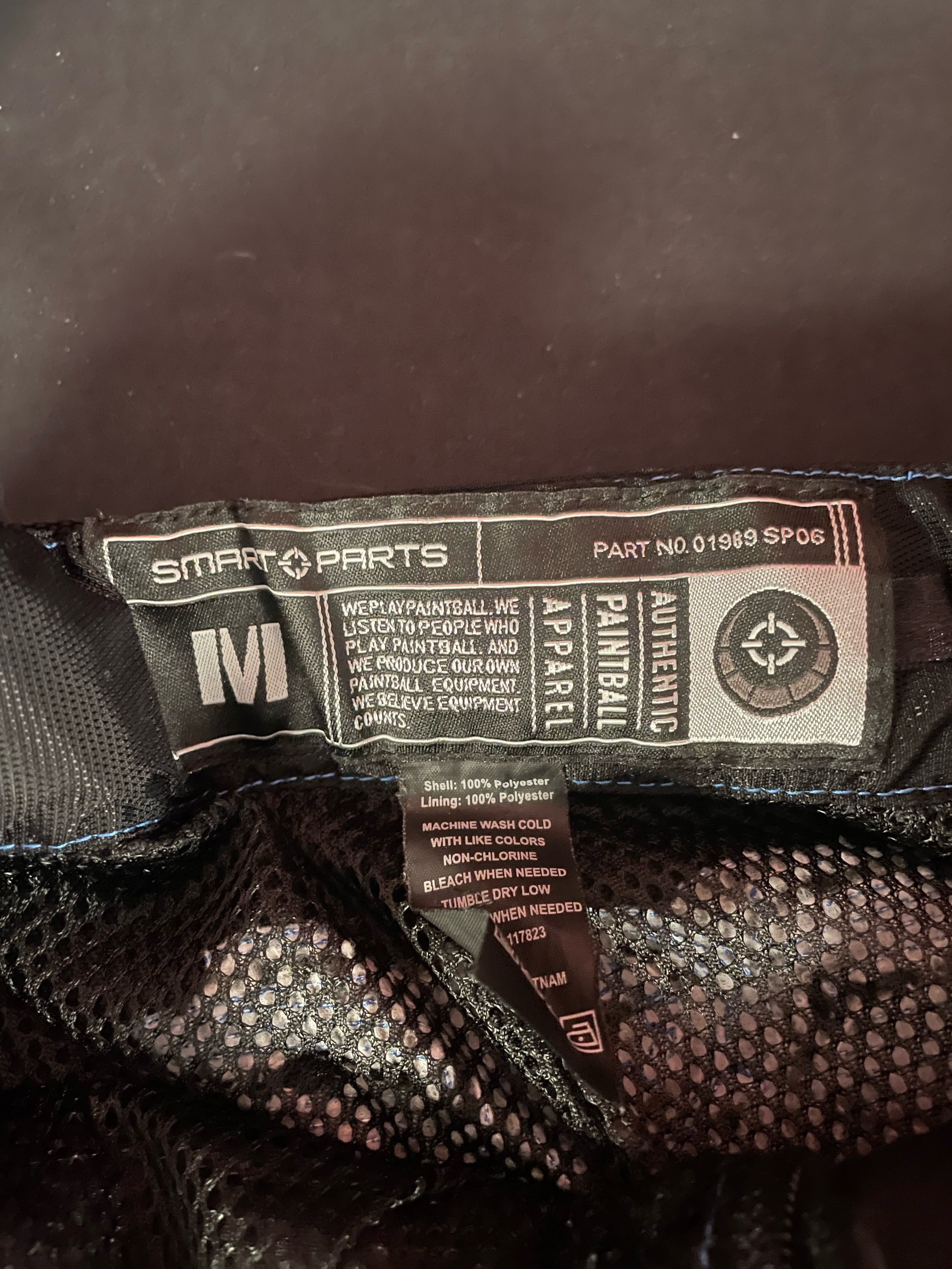 Pantalon noir et rouge Smart Parts compétition paintball
