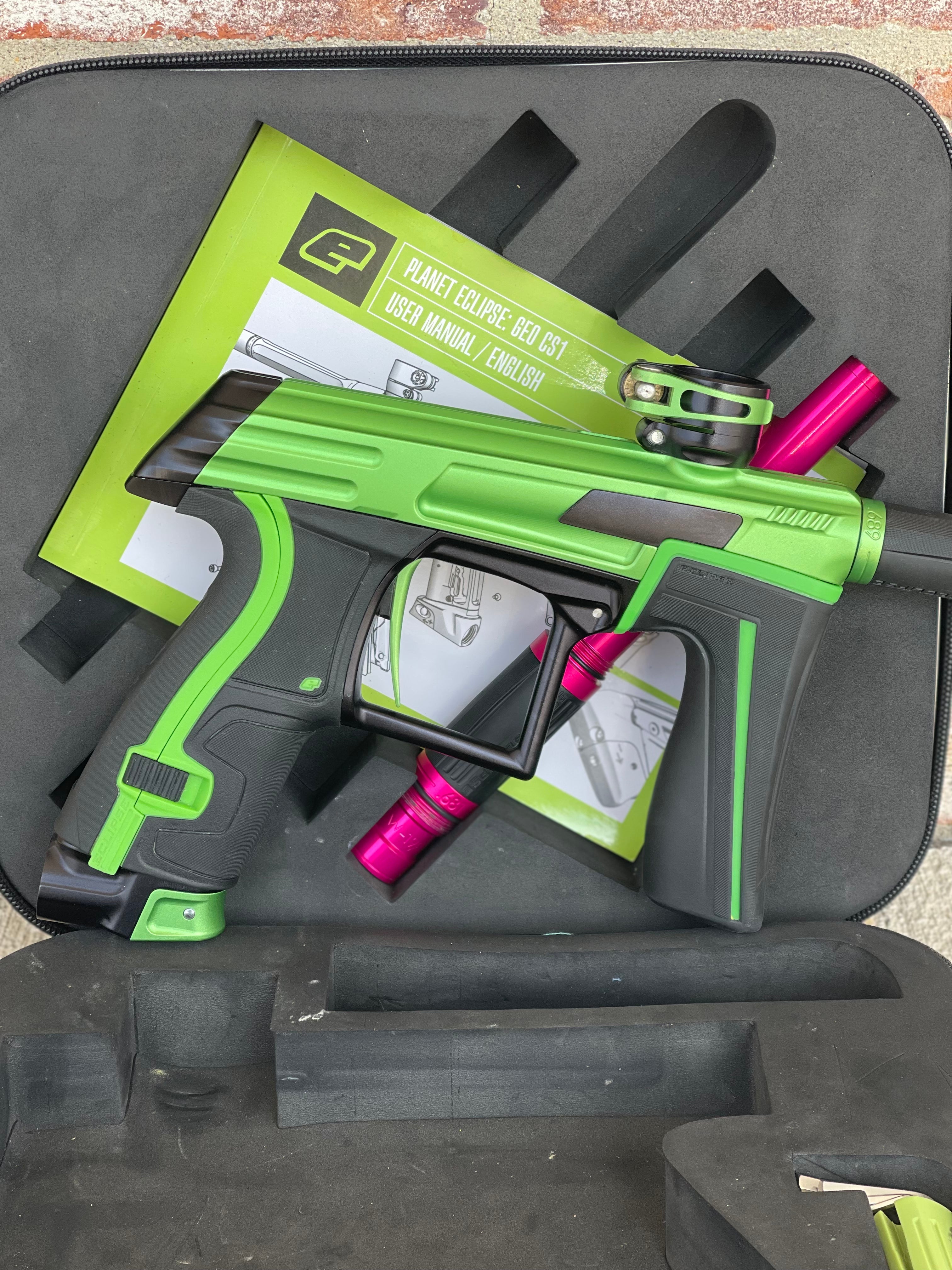 Used Planet Eclipse CS1.5 Paintball Gun - Dust Green/Black