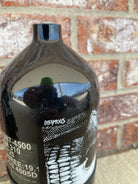 Used Infamous Savage Skull 80/4500 Paintball Tank- Black/White - Bottle Only - Exalt/PE Tank Grip