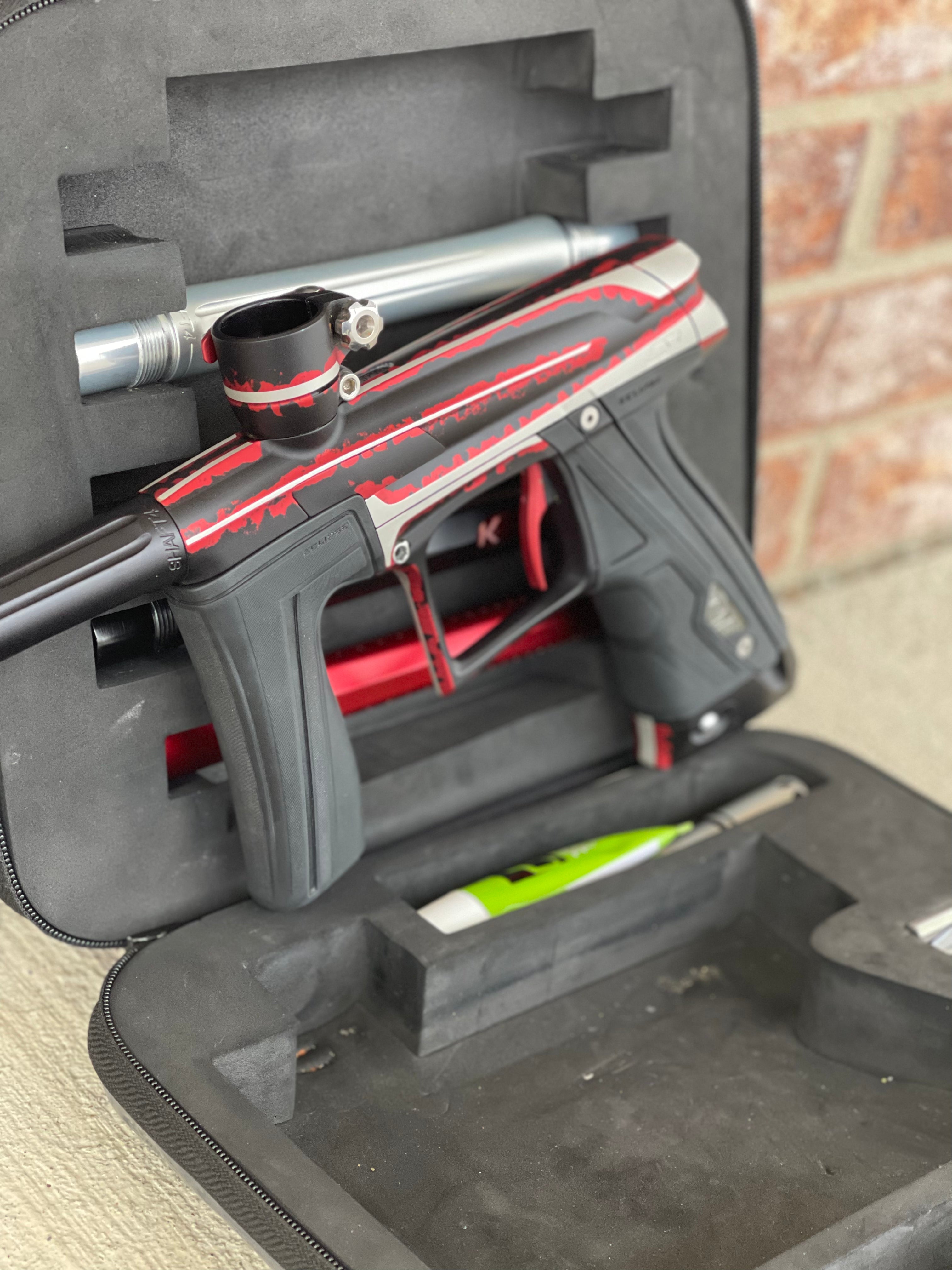 Used Planet Eclipse CS1 Paintball Gun - LE Pattern Anna Black/Red/Grey