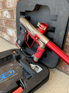 Used Planet Eclipse Geo 2 Paintball Gun- Gold/Red