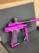 Used Empire Resurrection Autococker Paintball Marker- Purple w/ Matching Full Empire Barrel Kit