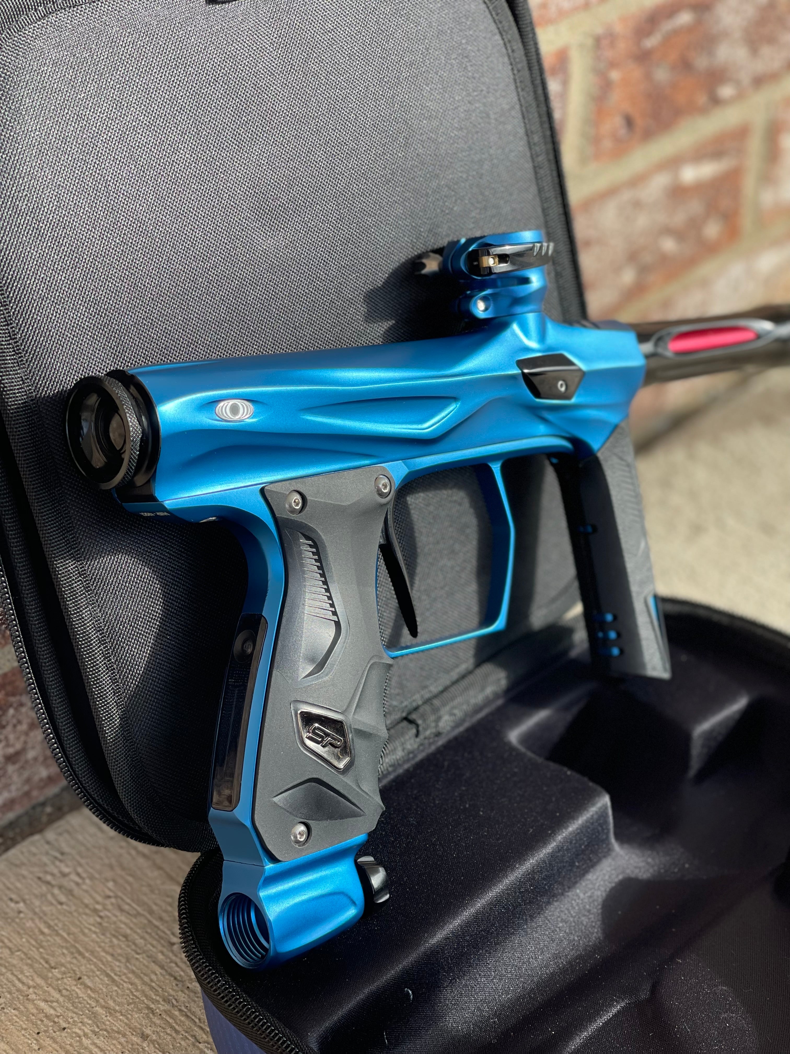 Used Shocker Amp Paintball Gun - Dust Blue