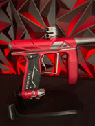 Used Empire Axe Pro Paintball Gun - Red/Pewter w/ Redline Board