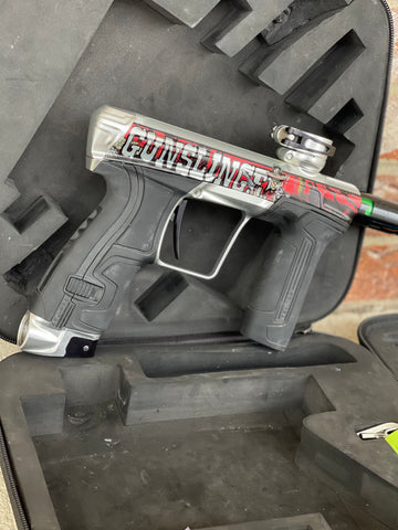 Used Planet Eclipse CS2 Paintball Gun - Gunslinger (Red/Black) LE #19 of 20 w/ Full Acculock Barrel Kit