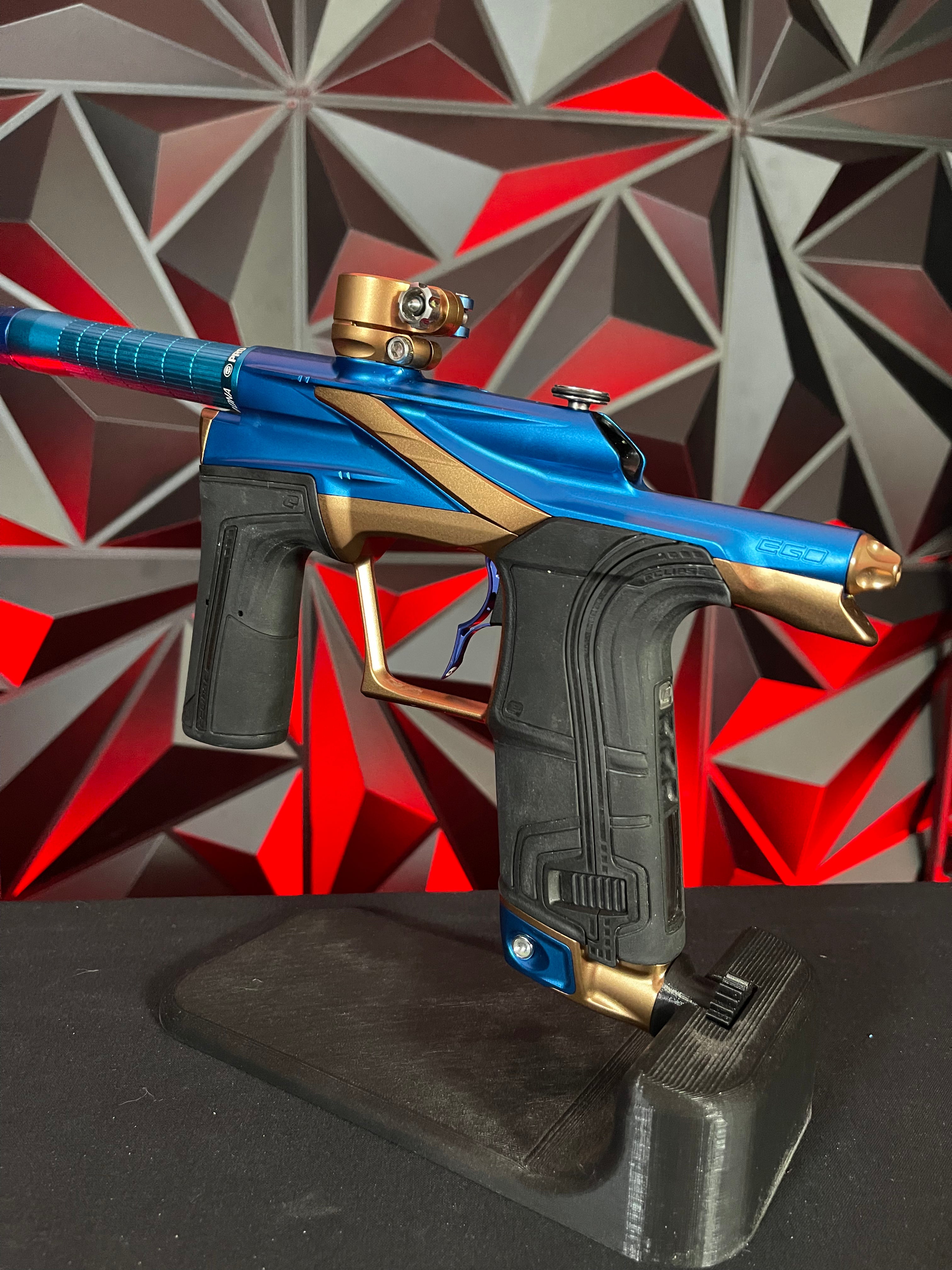 Used Planet Eclipse LV2 Paintball Gun - Blue/Bronze w/ Silencio