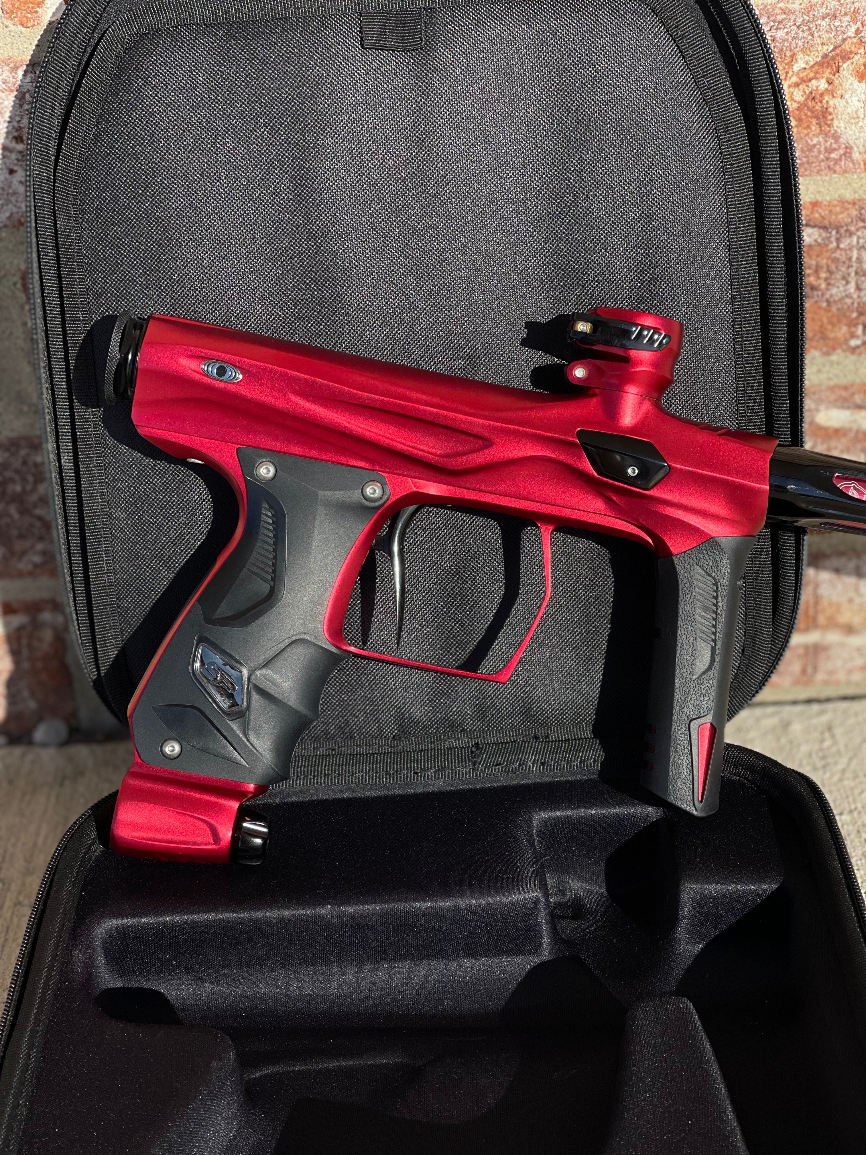 Used Shocker Amp Paintball Gun - Red