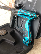 Used DLX Luxe Ice Paintball Gun - Blue Galaxy