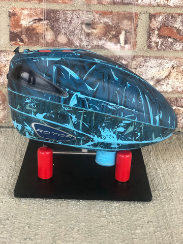 Used Dye Rotor Paintball Loader- Blue