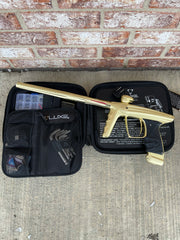 Used DLX Luxe X Paintball Gun - Dust Gold / Polished Gold