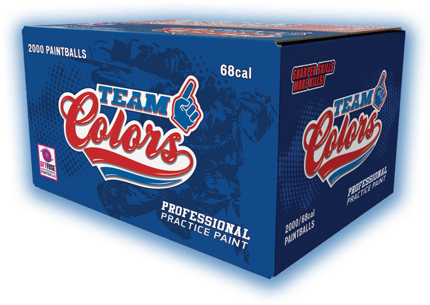 GI Sportz Team Colors Paintballs - 2000 Paintballs - Metallic Black/Me