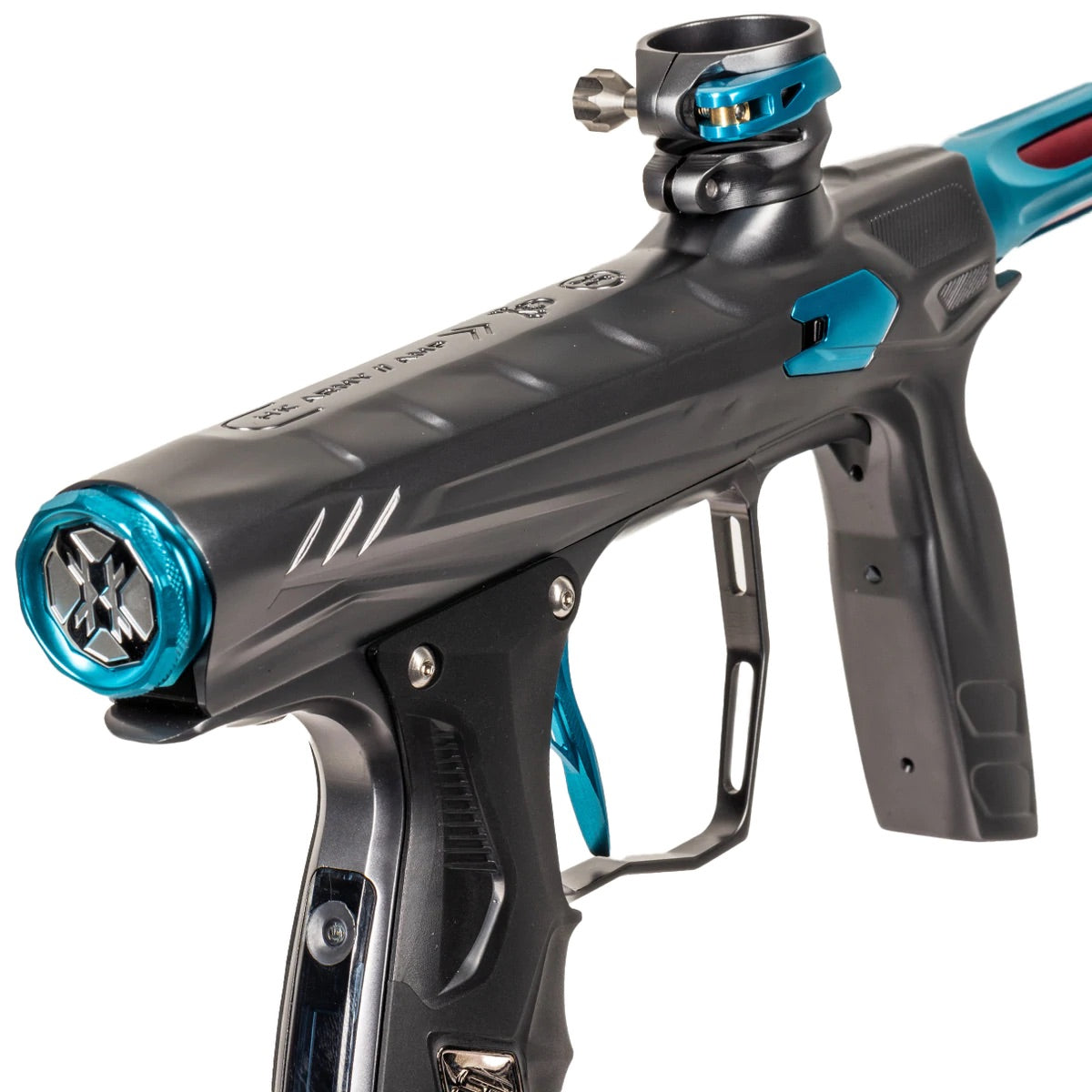 HK Army Shocker AMP Paintball Gun - Pewter/Teal