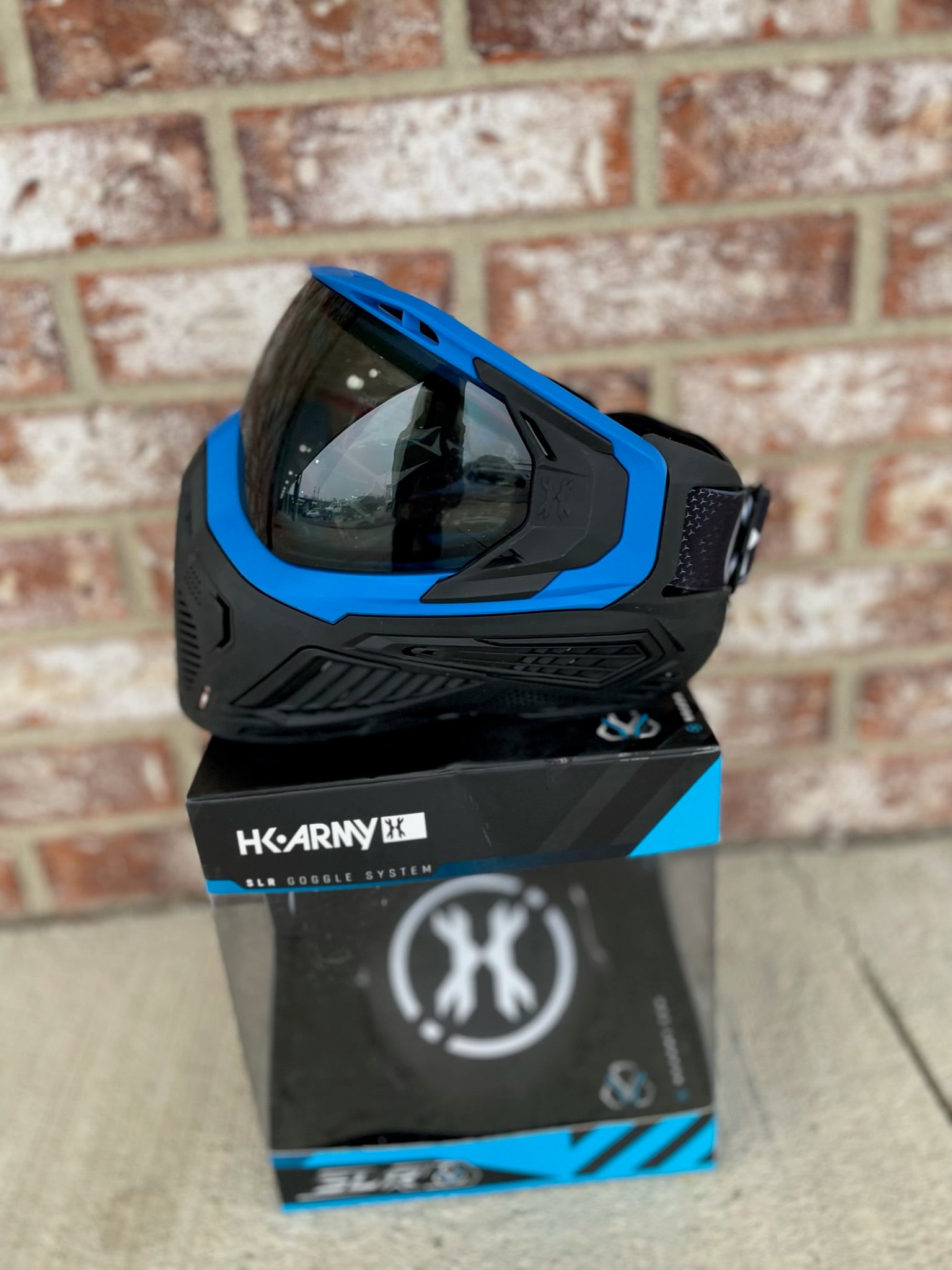 Used HK Army KLR Goggle - Black/Blue