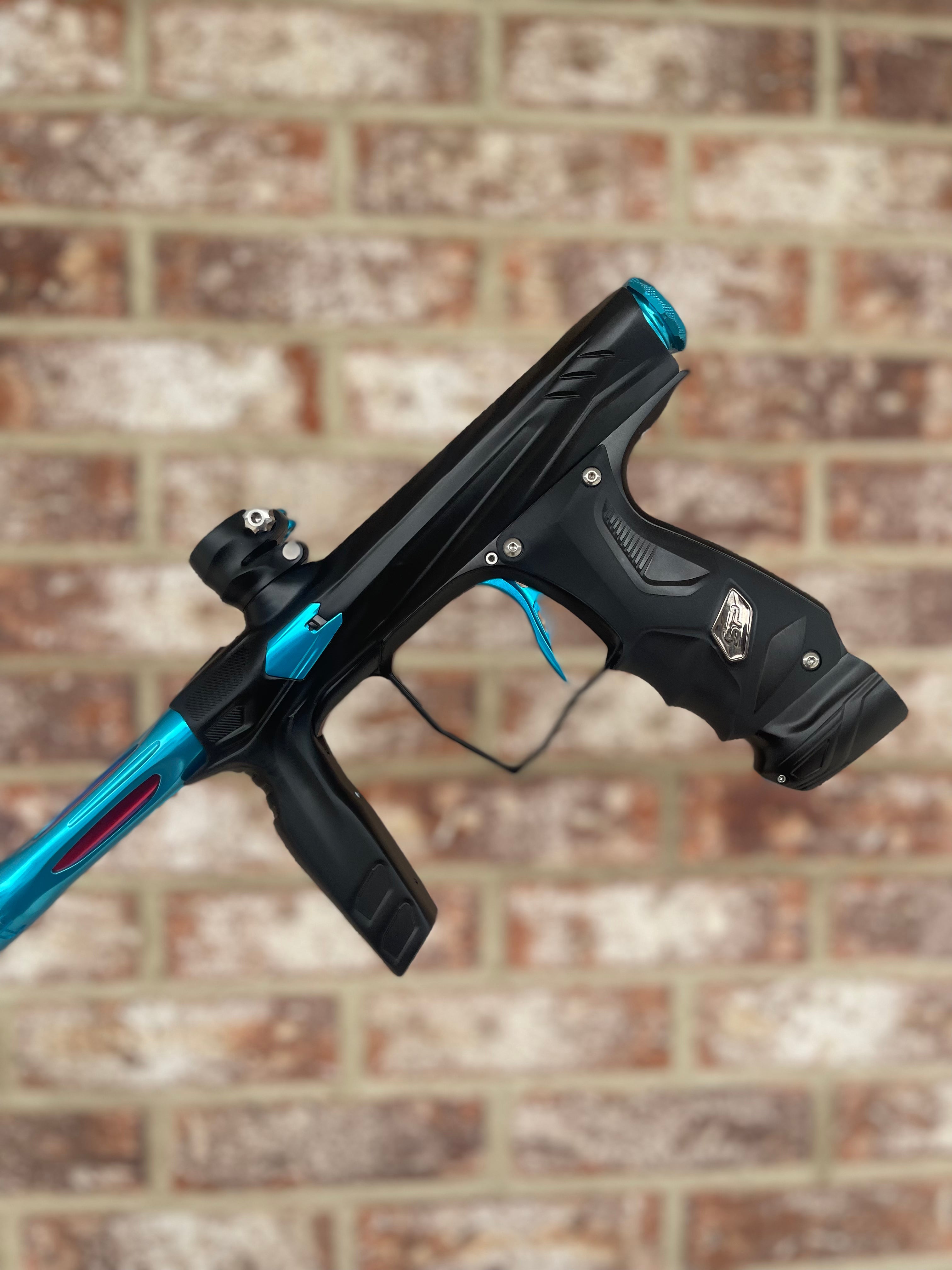 HK Army Shocker AMP Paintball Gun - Dust Black/Polished Teal