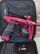 Used DLX HK Army A51 Luxe X Paintball Gun - Red w/ Black & Grey Splash