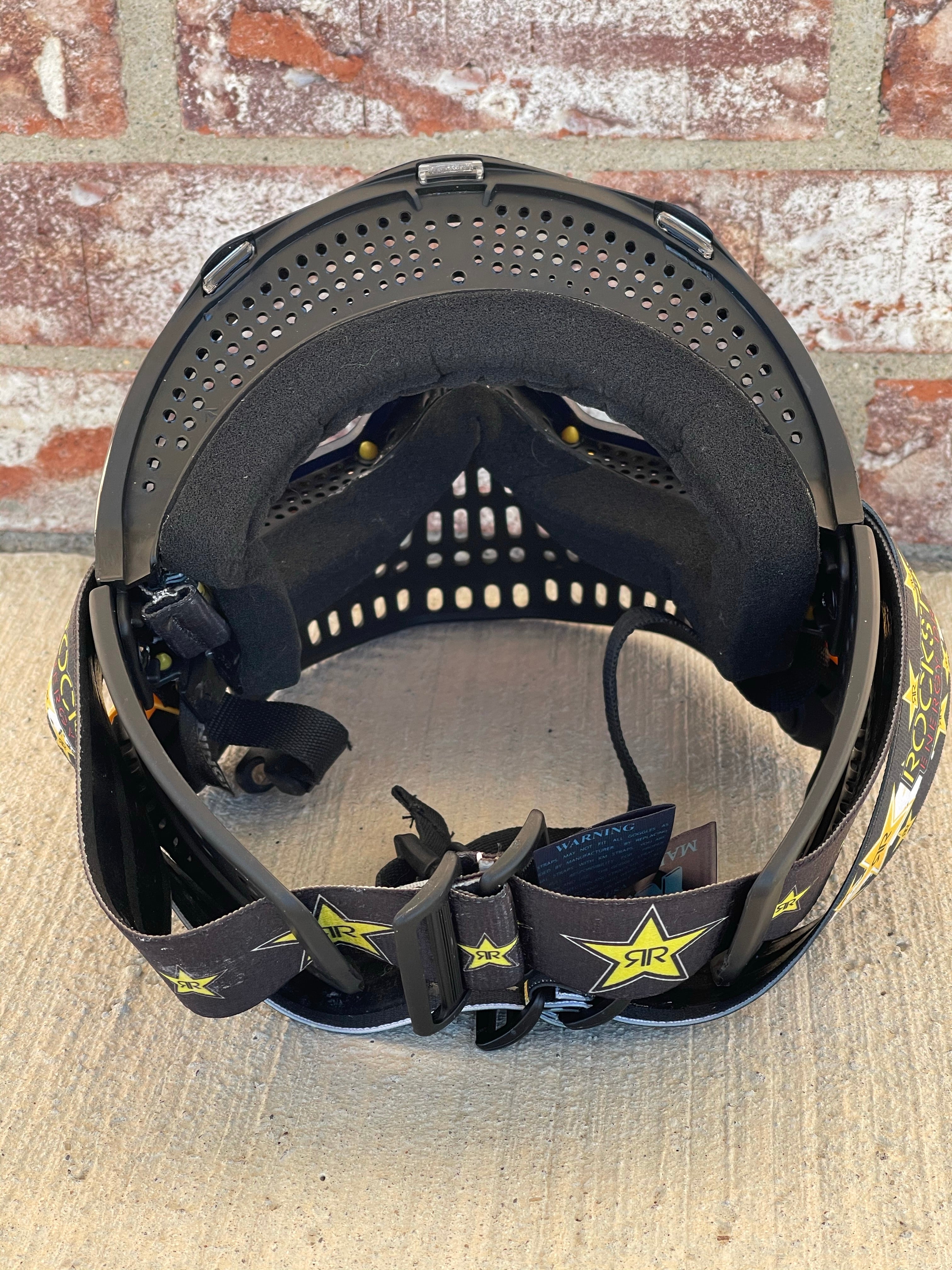 Used JT Proflex Paintball Mask - Rockstar with OG Yellow bottom