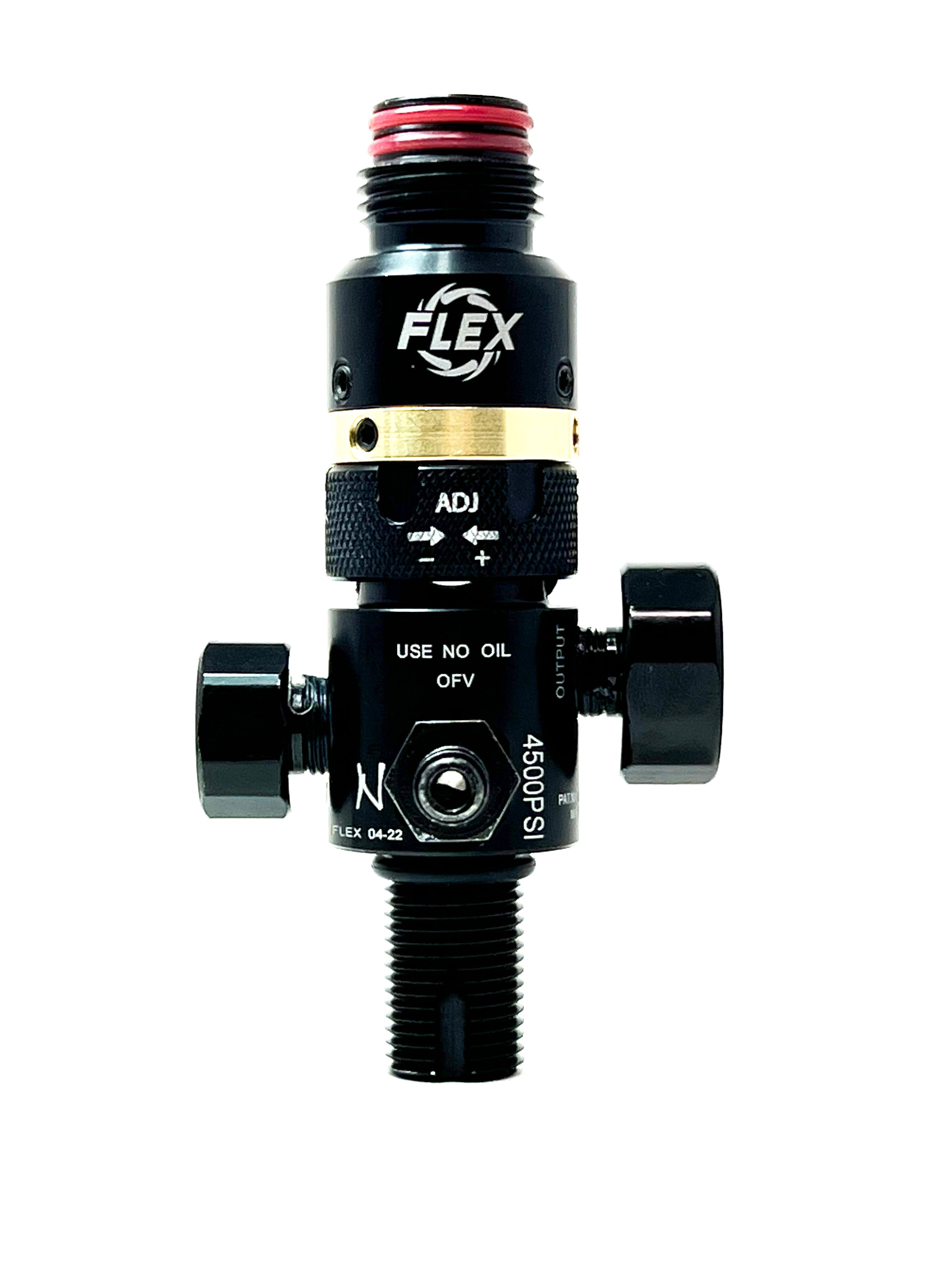 Ninja Flex Regulator System 4500 PSI - Rotational Collar with External Adjustable Output Pressure