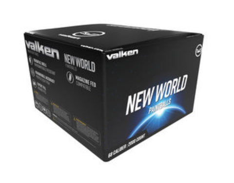 Valken New World 2-Tone Paintballs - White Fill - 2000 Count