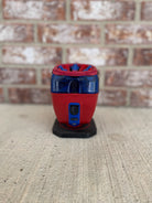 Used Virtue Spire 260 Paintball Loader - Red/Blue w/ Speedfeed